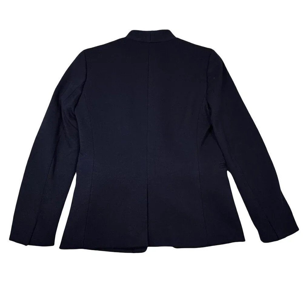 J Crew 365 Going Out Navy Stretch Twill Blazer Sz XS Career Professional Preppy
